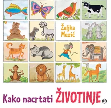 kako nacrtati životinje željka mezić