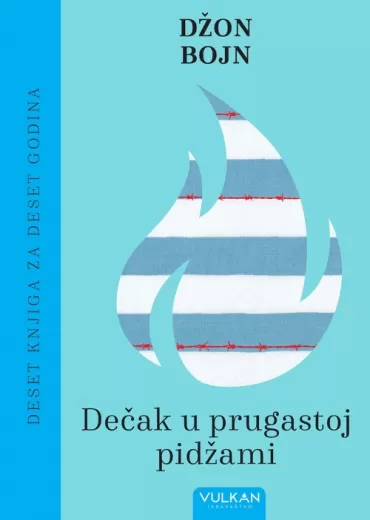 dečak u prugastoj pidžami 10 godina vulkan izdavaštva džon bojn