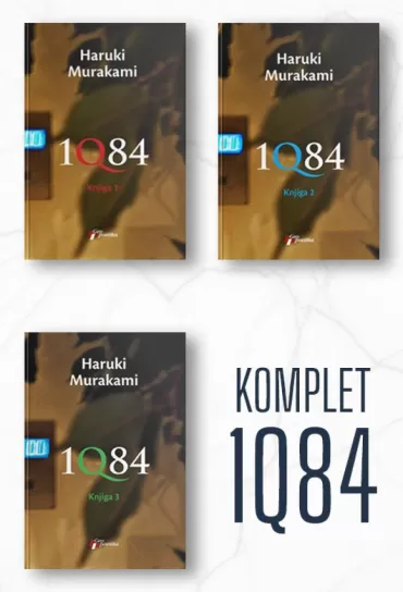 1q84 komplet (knjige 1, 2 i 3), haruki murakami haruki murakami