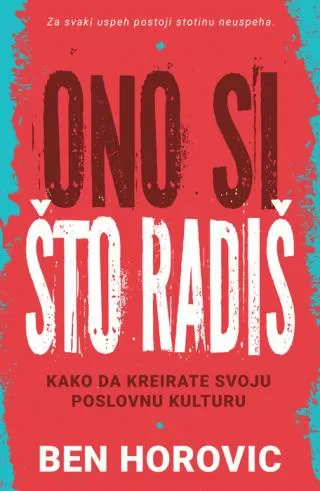 ono si što radiš ben horovic