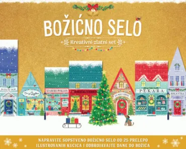 božićno selo kreativni zlatni set grupa autora